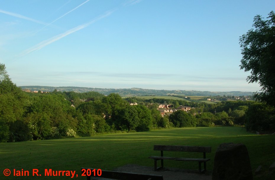 The view from the south end of the Barnes Wallis Recreational Area, Ripley