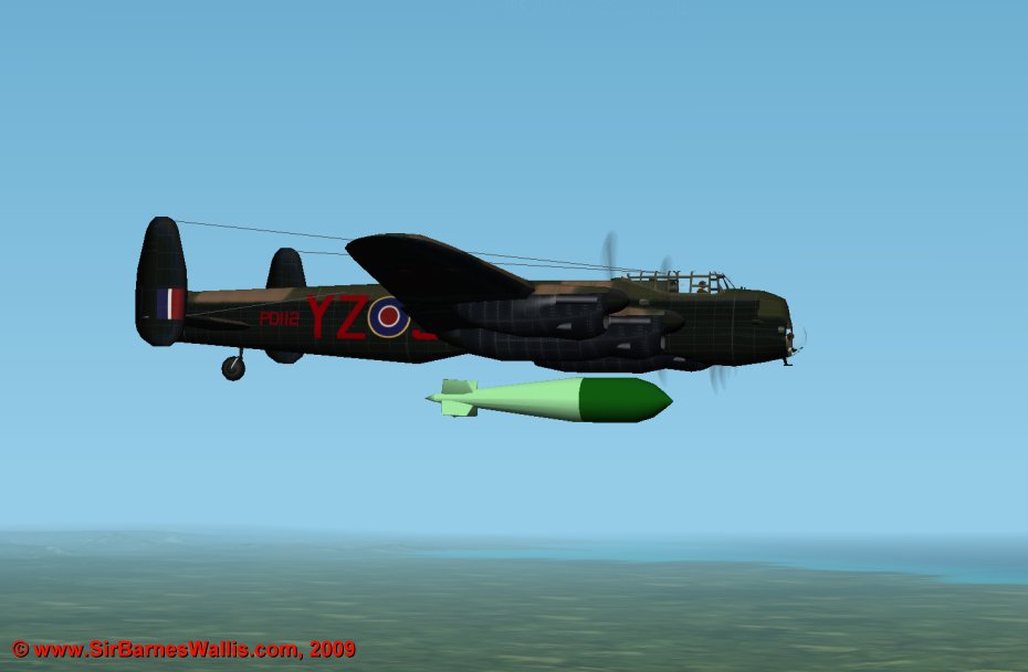 The B.1 Special Lancaster had no bomb doors to carry Grand Slam; PD112 dropped the first one in action